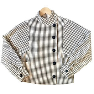 Cabi Windowpane Classic Blazer Jacket